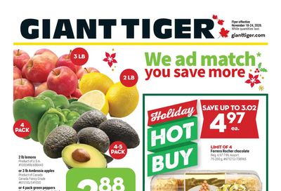 Giant Tiger (West) Flyer November 18 to 24