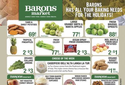 Barons Market Thanksgiving Weekly Ad Flyer November 18 to November 24, 2020