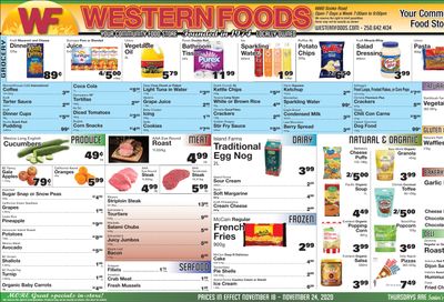 Western Foods Flyer November 18 to 24