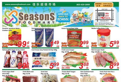 Seasons Food Mart (Brampton) Flyer August 30 to September 5