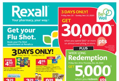 Rexall (West) Flyer November 20 to 26