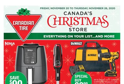 Canadian Tire (West) Flyer November 20 to 26