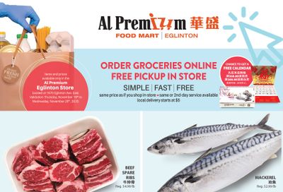 Al Premium Food Mart (Eglinton Ave.) Flyer November 19 to 25