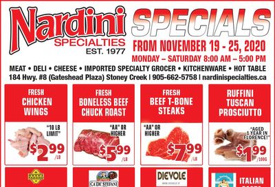 Nardini Specialties Flyer November 19 to 25