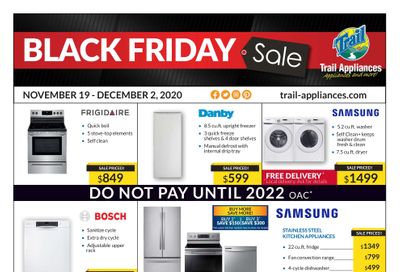 Trail Appliances (AB & SK) Flyer November 19 to December 2