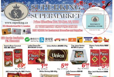Superking Supermarket (London) Flyer November 20 to 26