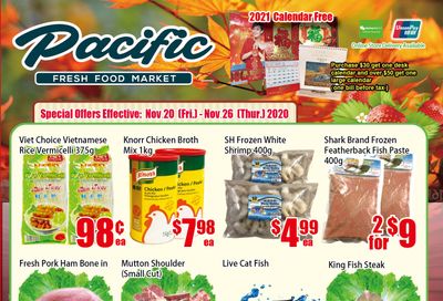 Pacific Fresh Food Market (North York) Flyer November 20 to 26