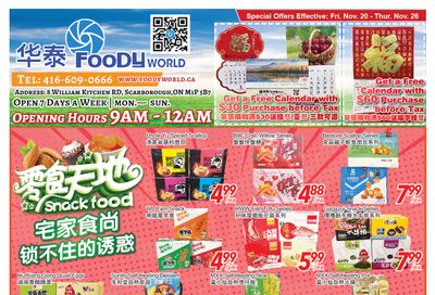 Foody World Flyer November 20 to 26