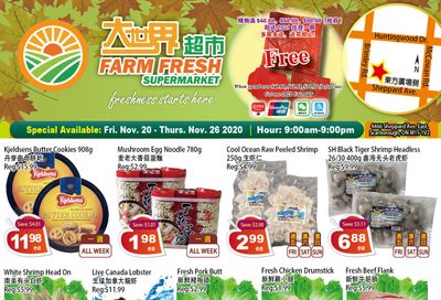 Farm Fresh Supermarket Flyer November 20 to 26