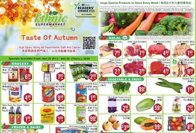 Ethnic Supermarket Flyer November 20 to 26
