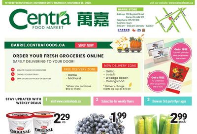 Centra Foods (Barrie) Flyer November 20 to 26