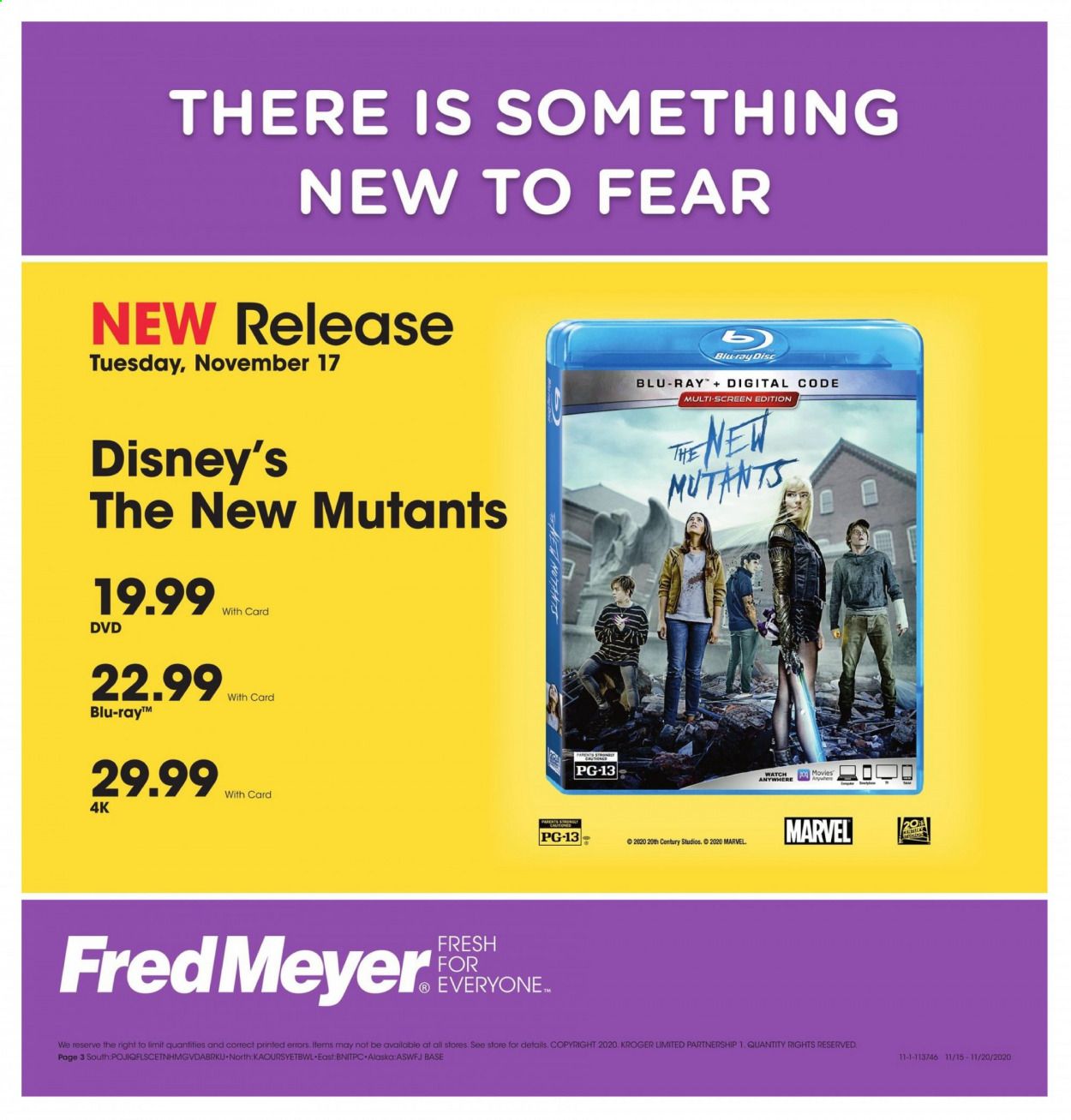 Fred Meyer Weekly Ad Flyer November 17 to November 20