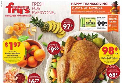 Fry’s (AZ) Weekly Ad Flyer November 18 to November 26