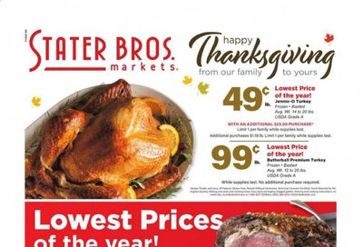 Stater Bros. Weekly Ad Flyer November 18 to November 26