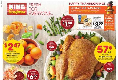 King Soopers (CO, WY) Weekly Ad Flyer November 18 to November 26