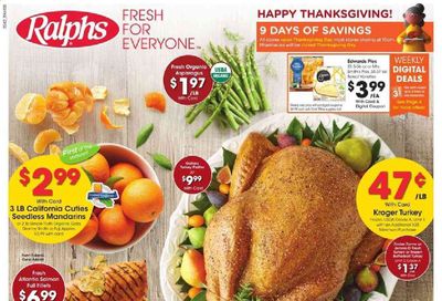 Ralphs (DC, DE, FL, GA, MD, NC, SC, VA) Weekly Ad Flyer November 18 to November 26