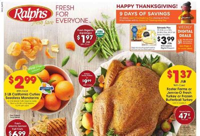 Ralphs fresh fare (DC, DE, FL, GA, MD, NC, SC, VA) Weekly Ad Flyer November 18 to November 26