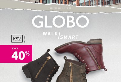 Globo Shoes Flyer September 18 to 29
