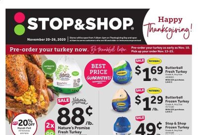 Stop & Shop (NY) Weekly Ad Flyer November 20 to November 26