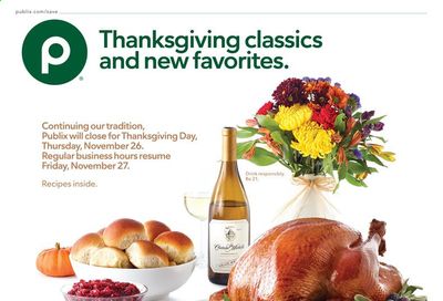 Publix (AL, FL, GA, NC, SC, TN, VA) Weekly Ad Flyer November 19 to November 25