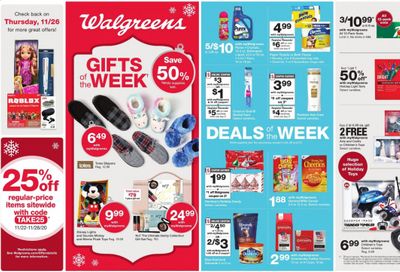 Walgreens Weekly Ad Flyer November 22 to November 28