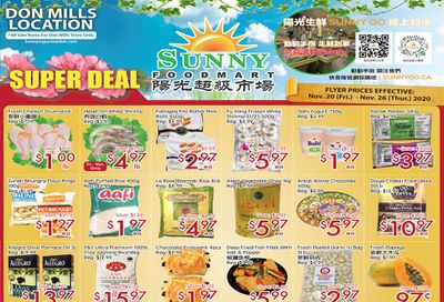 Sunny Foodmart (Don Mills) Flyer November 20 to 26