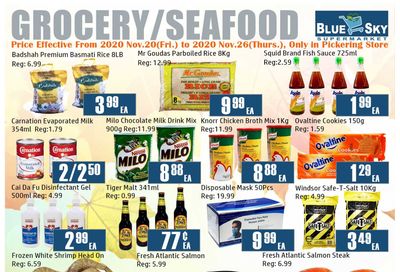 Blue Sky Supermarket (Pickering) Flyer November 20 to 26