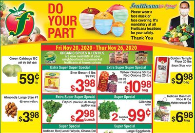 Fruiticana (Edmonton) Flyer November 20 to 26