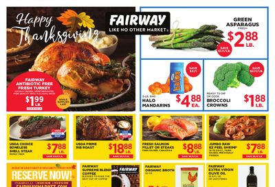Fairway Market Thanksgiving Weekly Ad Flyer November 20 to November 26, 2020