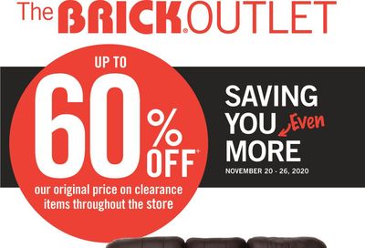 The Brick Outlet Flyer November 20 to 26