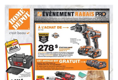 Home Depot (QC) Flyer September 19 to 25