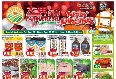 Farm Fresh Supermarket Flyer December 20 to 26