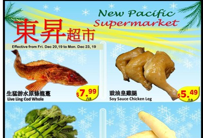 New Pacific Supermarket Flyer December 20 to 23