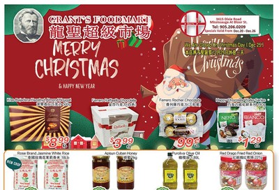 Grant's Food Mart Flyer December 20 to 26
