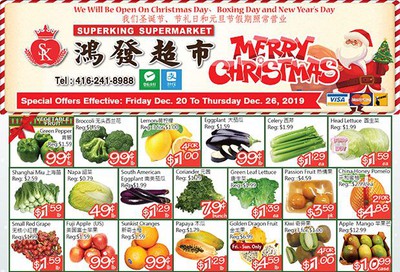 Superking Supermarket (North York) Flyer December 20 to 26