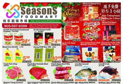 Seasons Food Mart (Thornhill) Flyer December 20 to 26
