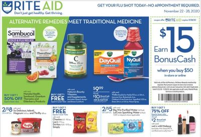 RITE AID Weekly Ad Flyer November 22 to November 28