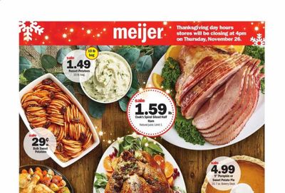 Meijer (IN) Weekly Ad Flyer November 22 to November 28