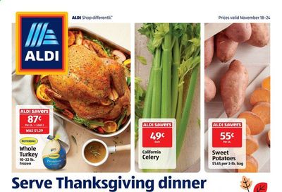 ALDI Weekly Ad Flyer November 18 to November 24
