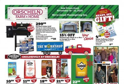 Orscheln Farm and Home Weekly Ad Flyer November 18 to November 22