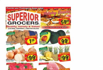 Superior Grocers Weekly Ad Flyer November 18 to November 24