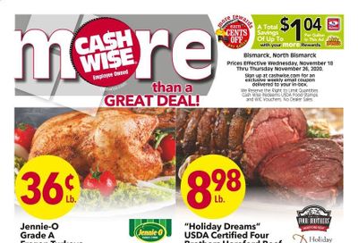 Cash Wise (MN, ND) Weekly Ad Flyer November 18 to November 26