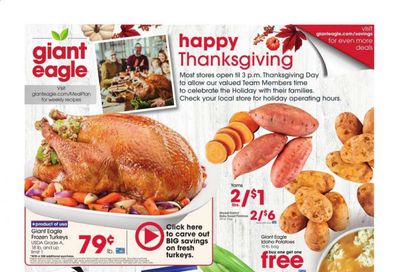 Giant Eagle (IN, MD, OH, PA, WV) Weekly Ad Flyer November 19 to November 25