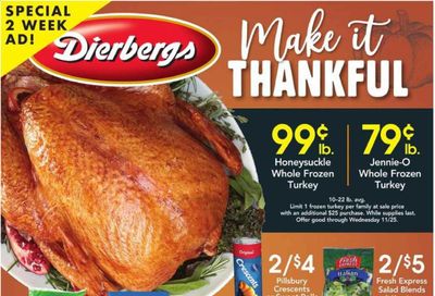 Dierbergs (IL, MO) Weekly Ad Flyer November 17 to November 30