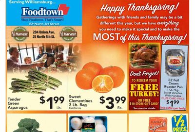 Foodtown (NJ, NY, PA) Weekly Ad Flyer November 20 to November 26