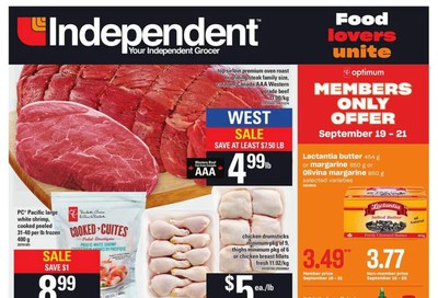 Independent Grocer (West) Flyer September 19 to 25