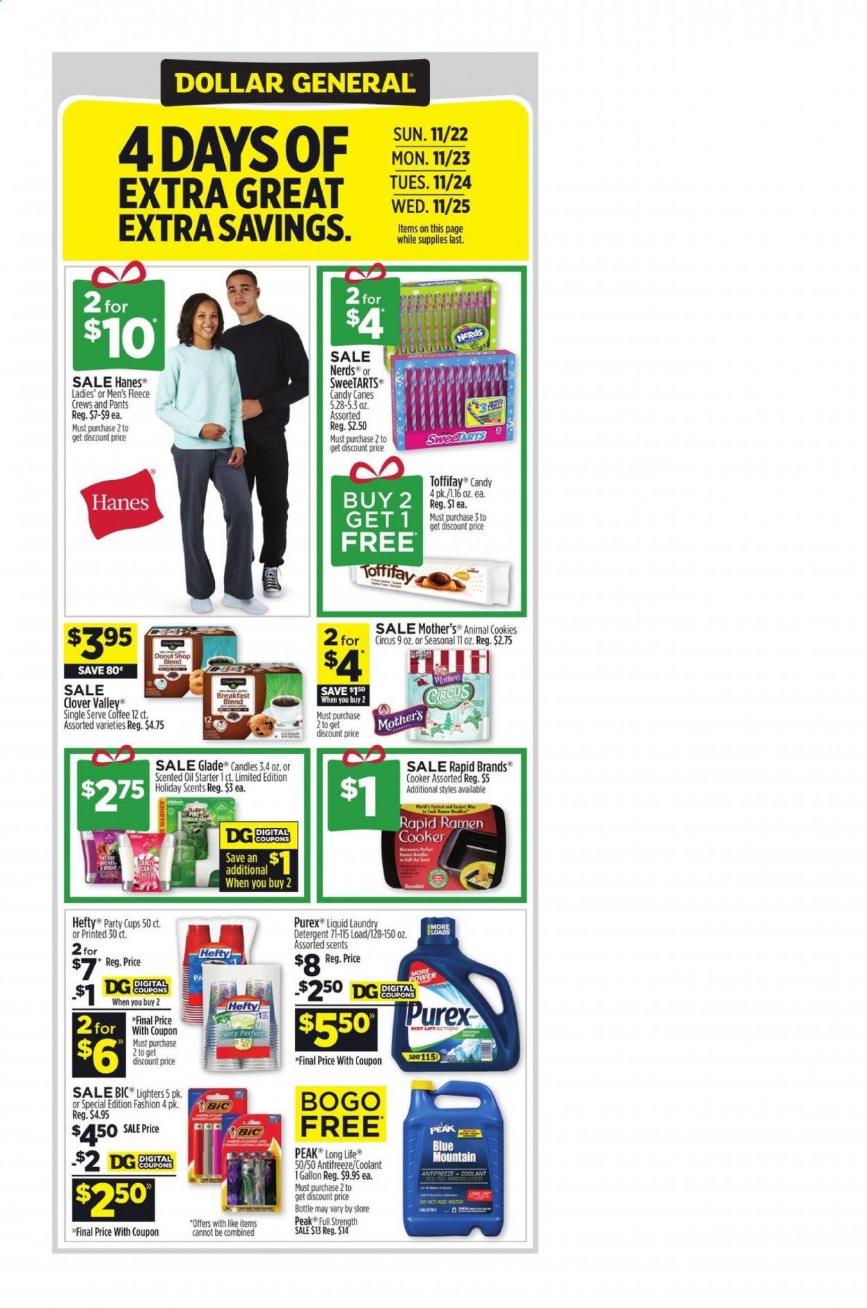 Dollar General (CA, NV) Weekly Ad Flyer November 22 to November 28