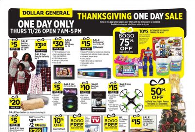 Dollar General Weekly Ad Flyer November 22 to November 28