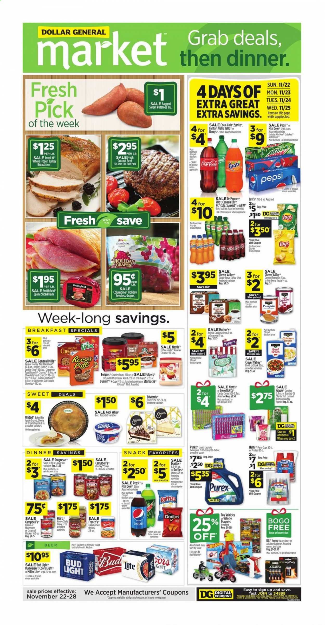 Dollar General (KY) Weekly Ad Flyer November 22 to November 28