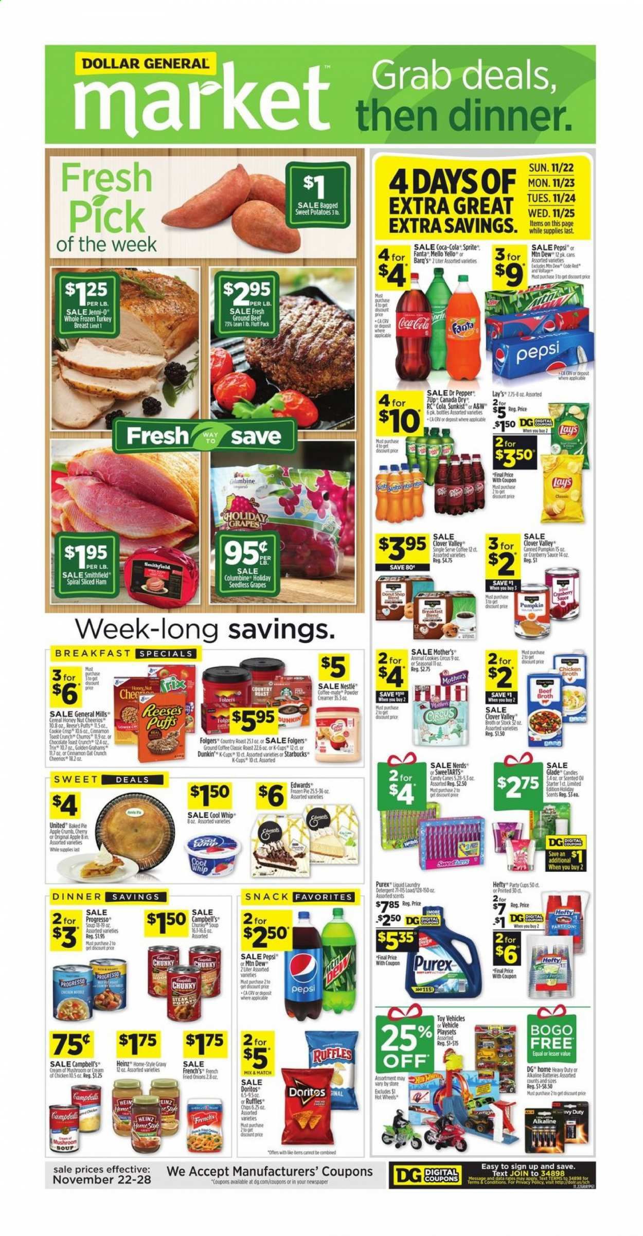 Dollar General (AL, GA, KY, LA, TN) Weekly Ad Flyer November 22 to November 28